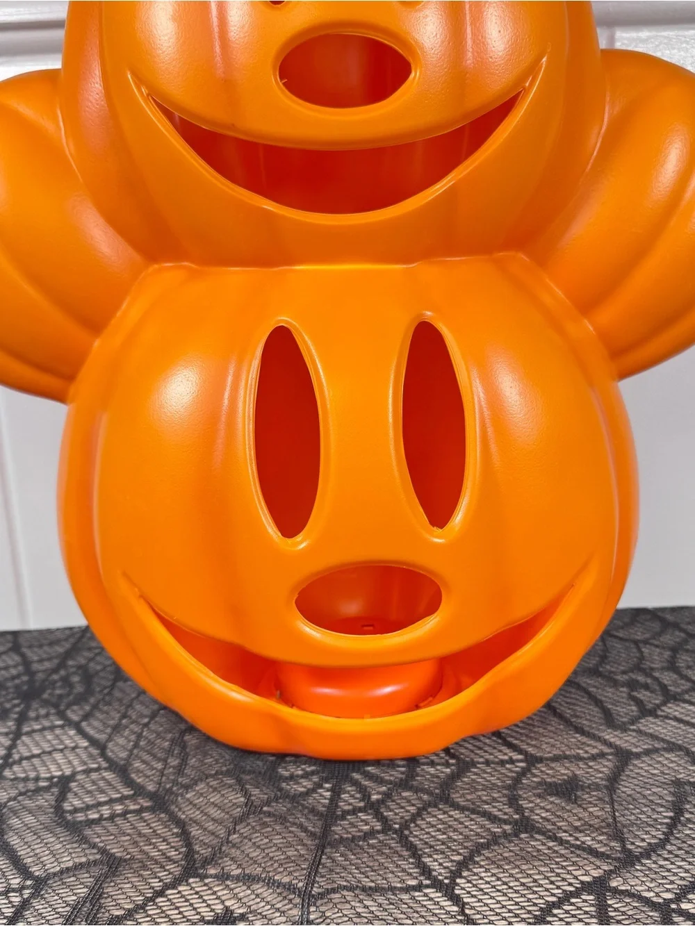 NEW Disney Mickey and Minnie Stacked Pumpkin Light-Up Blow Mold